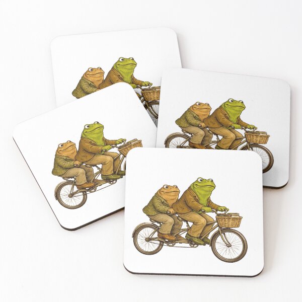 Item preview, Frog and Toad on a bike designed and sold by ELK20.
