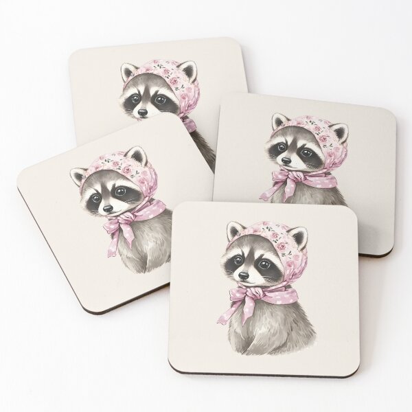 Item preview,  Charming Raccoon in Bonnet  designed and sold by Steele-Art.
