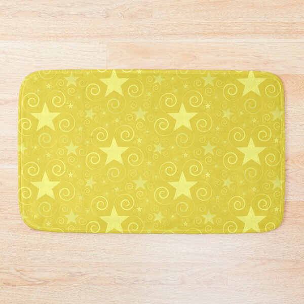 Item preview, Gold Stars with Swirls Halfdrop Gold designed and sold by Art in My Loft.
