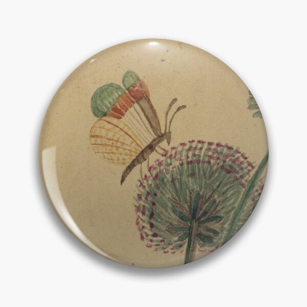 Item preview,  Antique Butterfly and Flowers designed and sold by Mad-by-The-O.