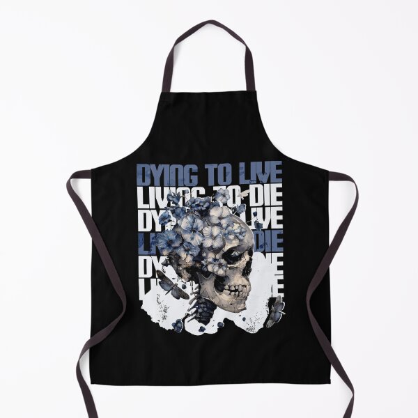 Item preview, Dying to Live Floral Skull Graphic - Gothic Memento Mori Aesthetic designed and sold by justyna-s28.