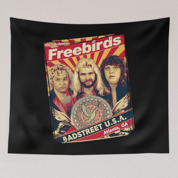 Item preview, The Fabulous Freebirds Badstreet U.S.A. Atlanta Ga Wrestling Art designed and sold by Lunastoree.