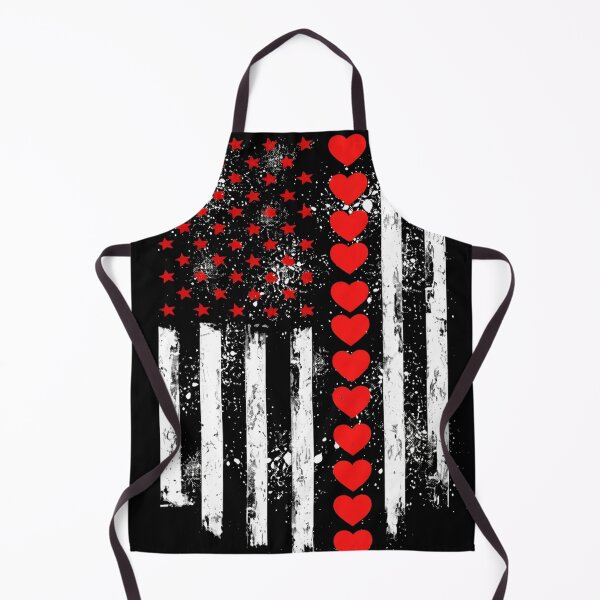 Item preview, Retro Love Heart Graphic USA American Flag Valentine Men designed and sold by Starry Night Creative Art.