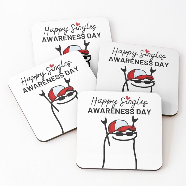 Item preview, Happy Singles Awareness Day | Funny Ani-Valentine designed and sold by Anniko Art Studio.