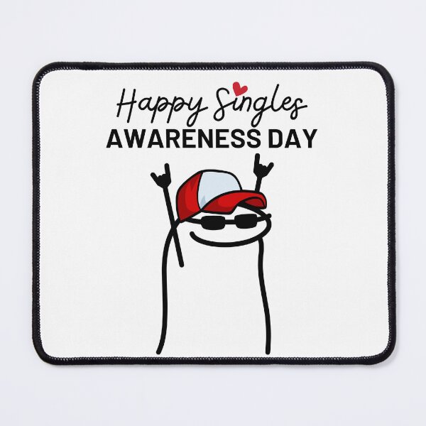 Item preview, Happy Singles Awareness Day | Funny Ani-Valentine designed and sold by Anniko Art Studio.