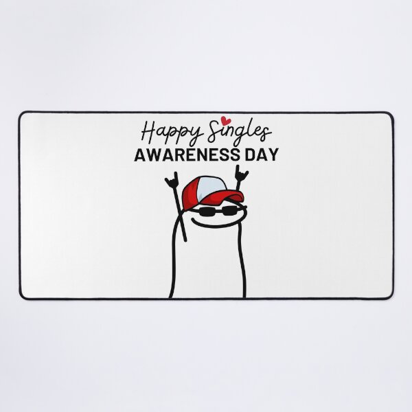 Item preview, Happy Singles Awareness Day | Funny Ani-Valentine designed and sold by Anniko Art Studio.