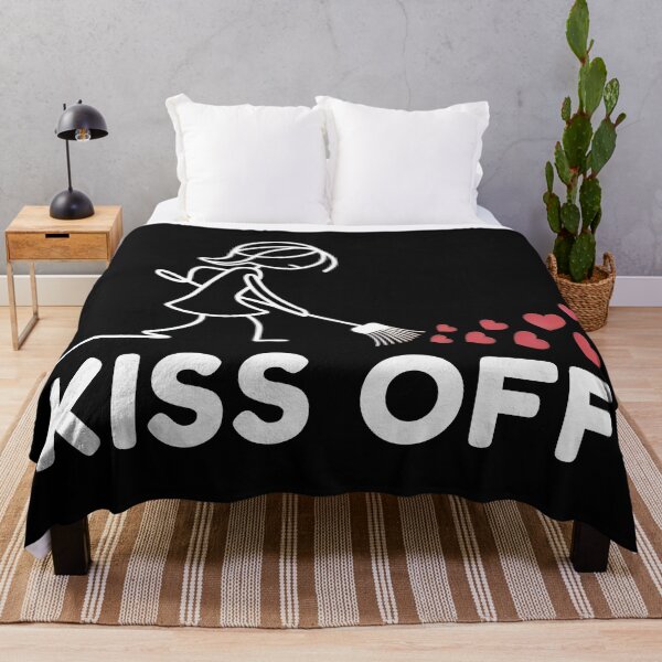 Item preview, Kiss Off | Funny Anti-Valentine`s Day  designed and sold by Anniko Art Studio.