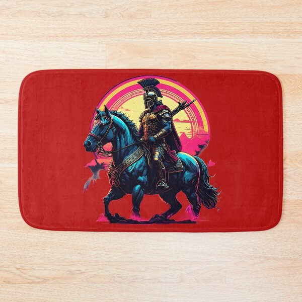 Item preview, Cyberpunk Spartan Warrior - Ancient Greek Synthwave Aesthetic Art designed and sold by BounoWorld.