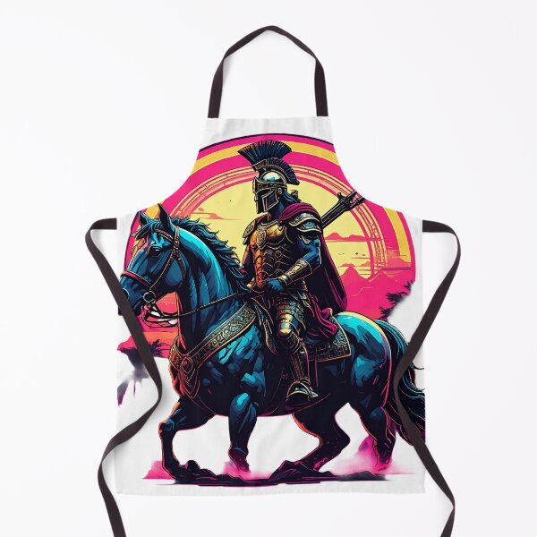 Item preview, Cyberpunk Spartan Warrior - Ancient Greek Synthwave Aesthetic Art designed and sold by BounoWorld.