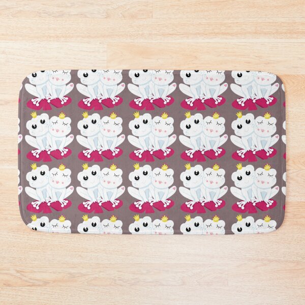Item preview, Cute Frog Couple Crown Heart Pattern Cozy Throw Blanket designed and sold by FestivityFinds.