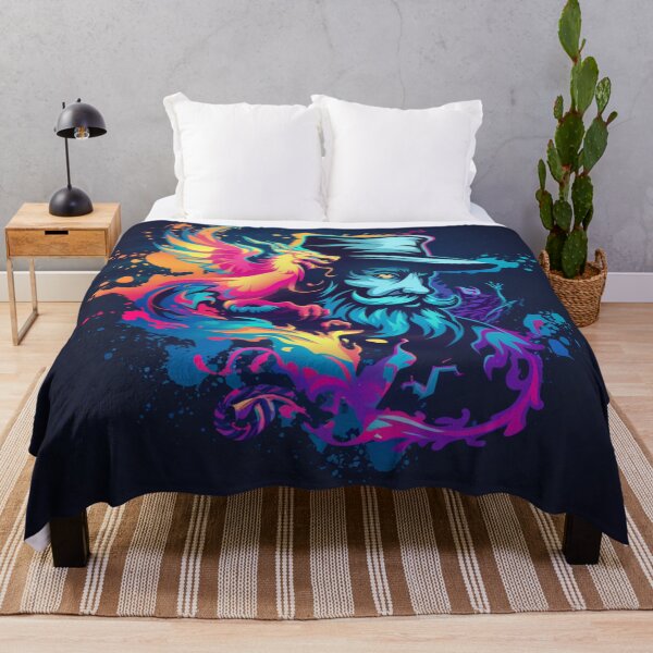 Item preview, FusiTink Wizard & Phoenix – Neon Street Art Fantasy Logo (Dark Background) designed and sold by FusiTink.