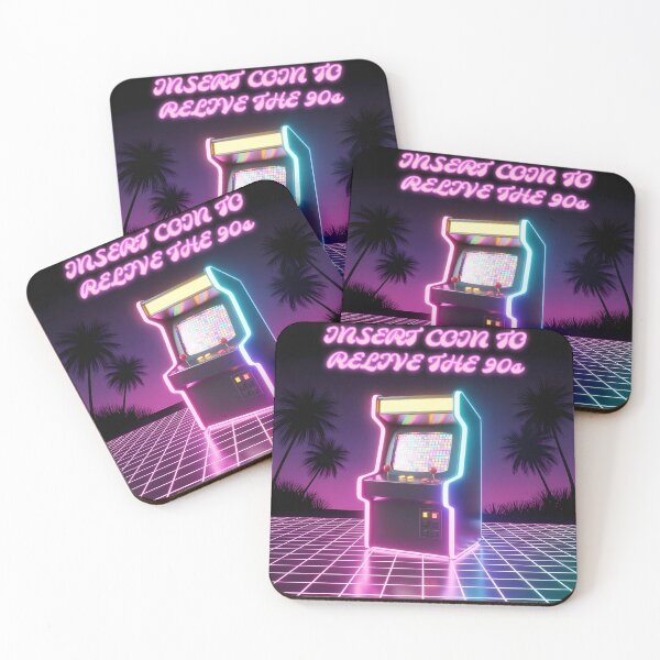 Item preview, Insert Coin Retro Arcade Vaporwave Aesthetic designed and sold by InkLogicLab.