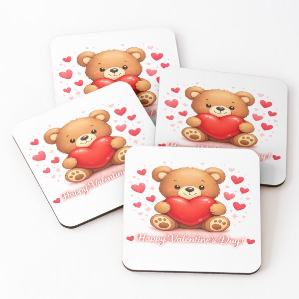 Item preview, Cute Teddy Bear with Heart designed and sold by Gentelman@rtStudio.