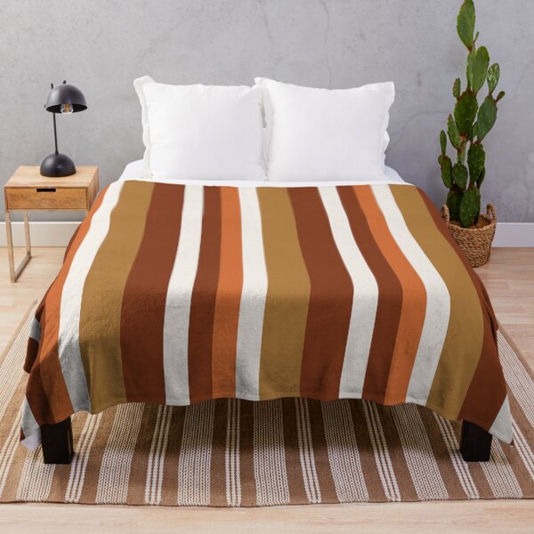 Item preview, Retro 1970s Brown Stripes designed and sold by SamJanner.