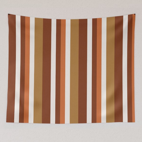 Item preview, Retro 1970s Brown Stripes designed and sold by SamJanner.