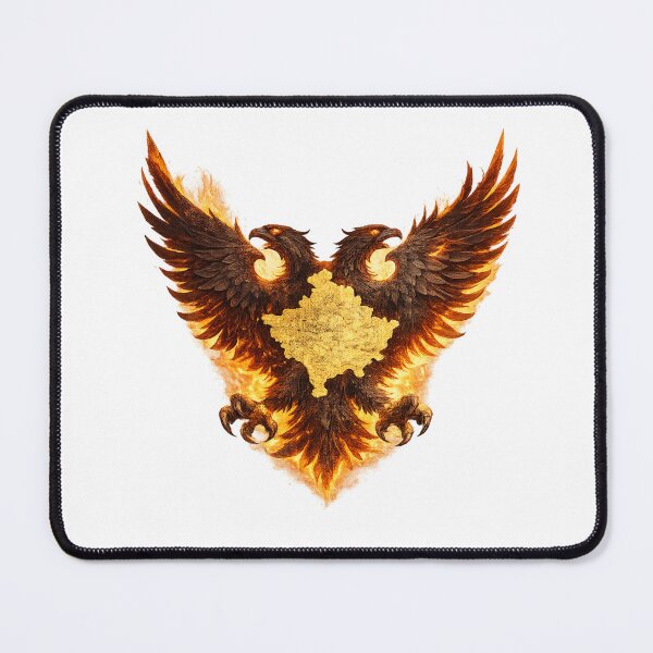 Item preview, Flaming Eagle of Kosovo designed and sold by kimkosovo.