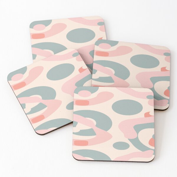 Item preview, Abstract Loop Pattern with Soft Pastel Lines designed and sold by mari0n980.