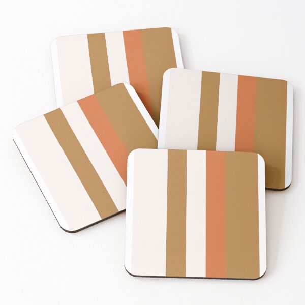 Item preview, Retro 1970s Stripes in Colours of Brown designed and sold by SamJanner.