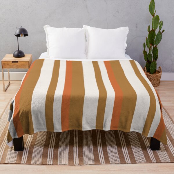 Item preview, Retro 1970s Stripes in Colours of Brown designed and sold by SamJanner.