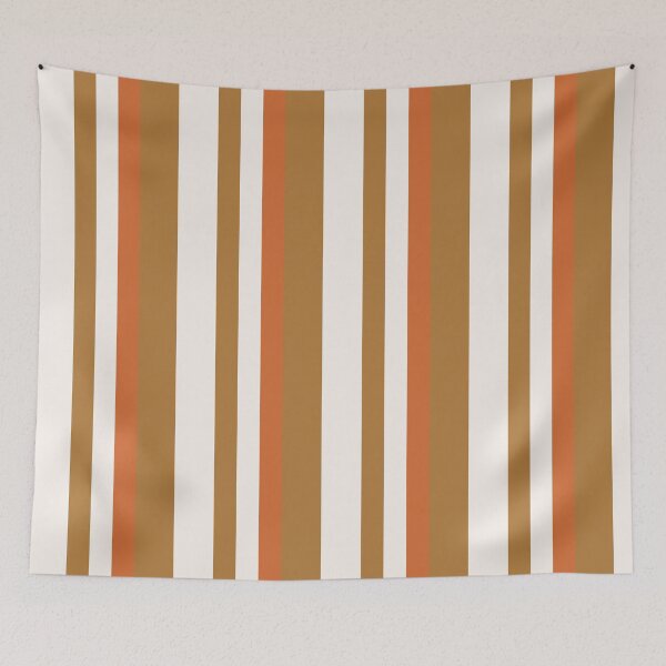 Item preview, Retro 1970s Stripes in Colours of Brown designed and sold by SamJanner.