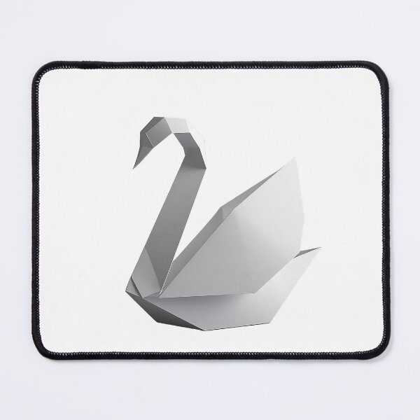 Item preview, Minimalist Origami Swan | Elegant Geometric Paper Art designed and sold by cignaccio.
