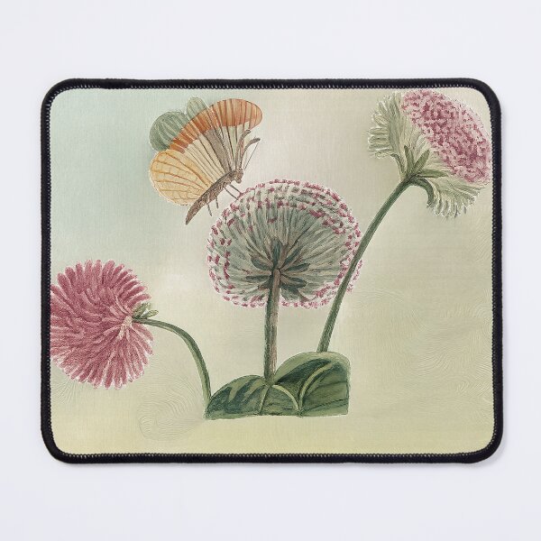 Item preview, Antique Butterfly and Flowers designed and sold by Mad-by-The-O.