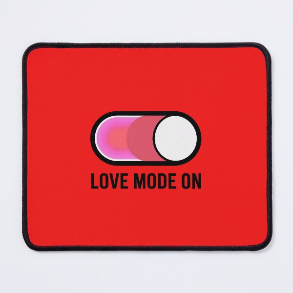Item preview, Love Mode On – Minimal Toggle Switch Valentine Design  Description designed and sold by WikaKowalczyk.