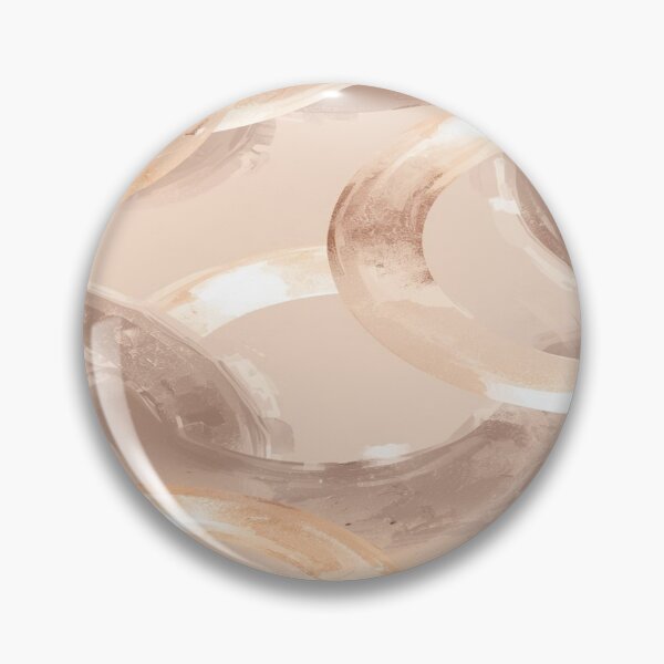Item preview, Abstract Halo Ring Pattern in Soft Neutrals designed and sold by mari0n980.