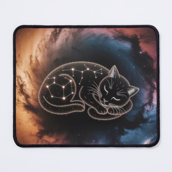 Item preview, Cat Constellation – Cosmic Cute Star Art designed and sold by Thompika.