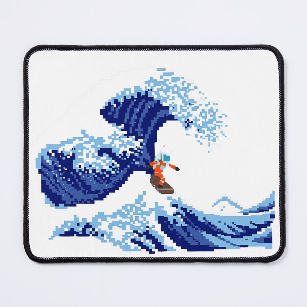 Item preview, 8-Bit Space Surfer | Retro Pixel Wave Astronaut designed and sold by cignaccio.