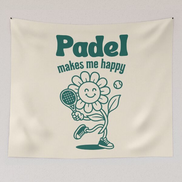 Item preview, Padel Makes Me Happy designed and sold by Anniko Art Studio.