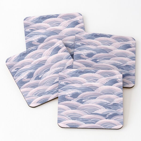 Item preview, Wave Tile Pattern with Soft Gradient Curves designed and sold by mari0n980.