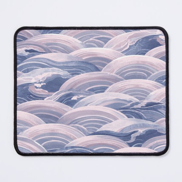 Item preview, Wave Tile Pattern with Soft Gradient Curves designed and sold by mari0n980.