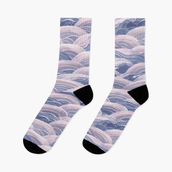 Item preview, Wave Tile Pattern with Soft Gradient Curves designed and sold by mari0n980.