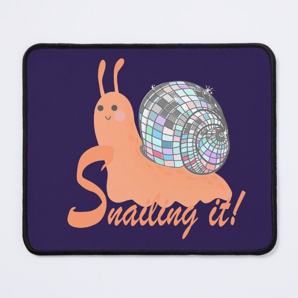 Item preview, Snailing It! – Colorful snail with disco ball shell designed and sold by marlenamyr.
