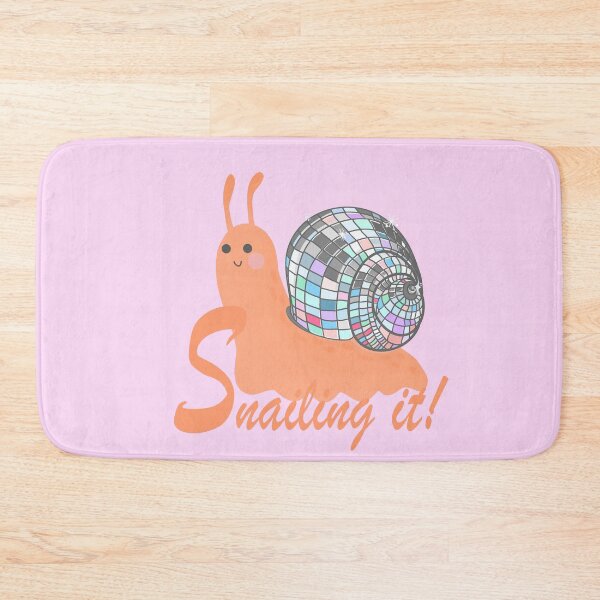 Item preview, Snailing It! – Colorful snail with disco ball shell designed and sold by marlenamyr.