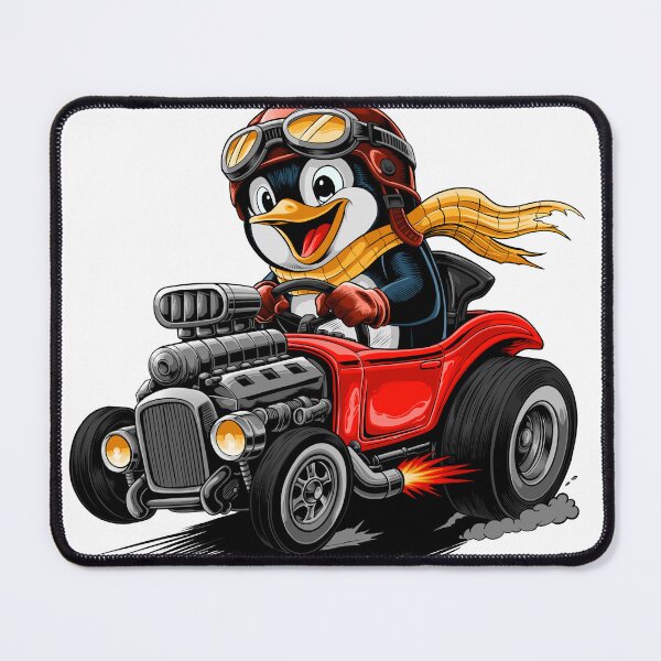 Item preview, Hot Rod Penguin designed and sold by Faishal Amri.