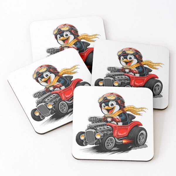 Item preview, Hot Rod Penguin designed and sold by Faishal Amri.
