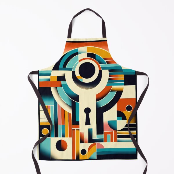 Item preview, Geometric Keyhole Letterform Abstract designed and sold by InkSmithery.