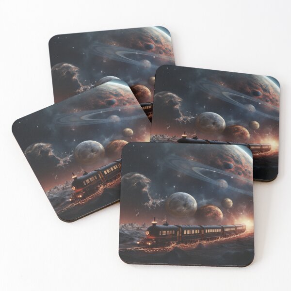 Item preview, Cosmic Express – Steam locomotive journey through space designed and sold by Mauswohn.