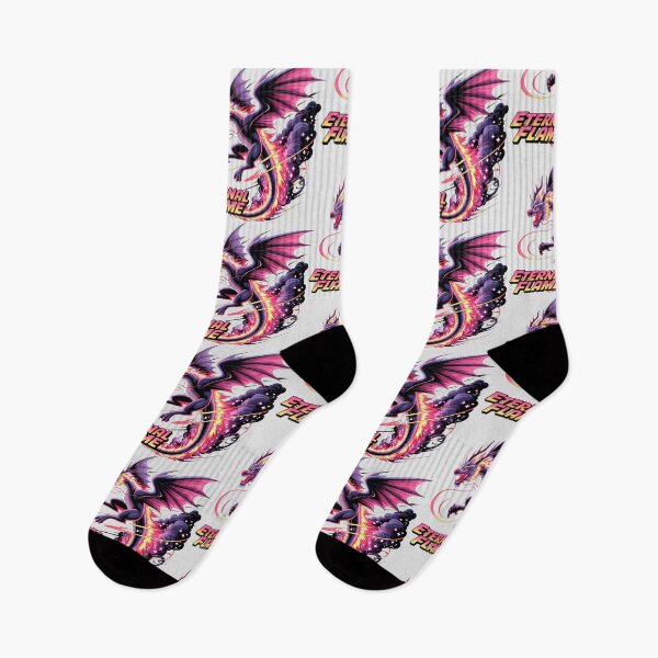 Item preview, Eternal Flame Majestic Dragon Fire Spirit Otaku Art Style designed and sold by SplashTastic.