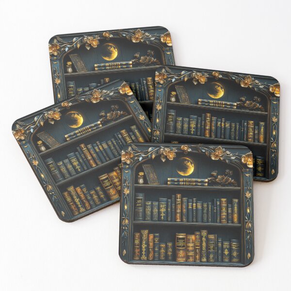 Item preview, Gothic Dark Academia Library Art designed and sold by MargaretWiktor.