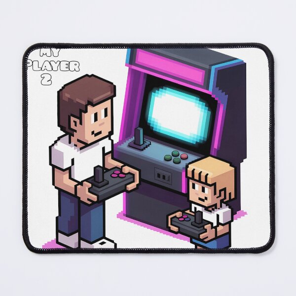 Item preview, Raising My Player 2 Right - Gamer Dad & Daughter designed and sold by InkLogicLab.