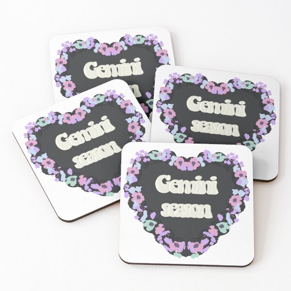 Item preview, Gemini Season Star Sign Love Heart Birthday Cake designed and sold by FreeOrca.