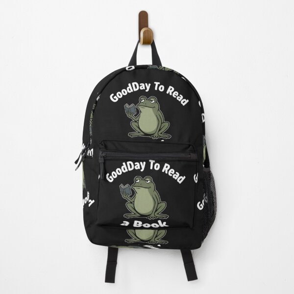 Item preview, Cute Frog Reading Book T-Shirt | Cozy Book Lover Frog Illustration Funny Animal Reader Tee designed and sold by ZyxDes.