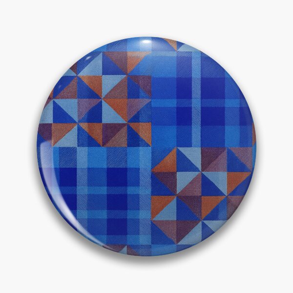 Artikelvorschau, Blau-orange kariertes Muster entworfen und verkauft von Burberts.
