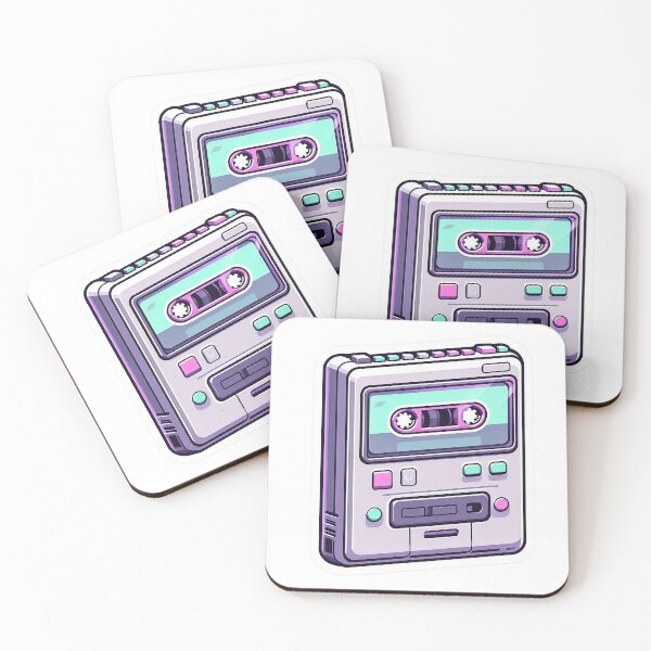 Item preview, Retro Portable Walkman - 90s Aesthetic Music Player Sticker designed and sold by RetroPixel Studio.