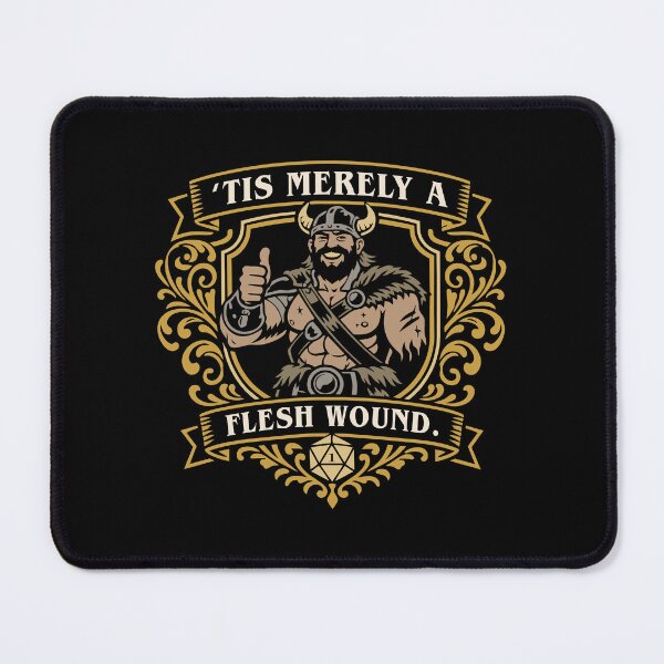 Item preview, Tis Merely a Flesh Wound Funny Barbarian designed and sold by pixeptional.