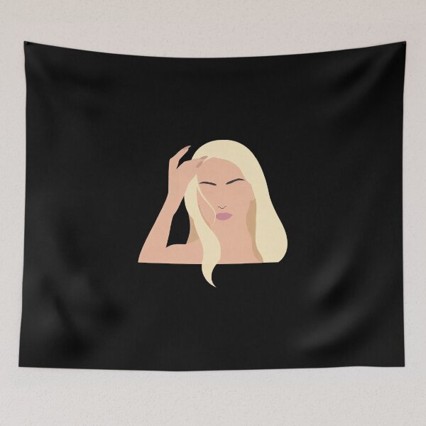 Item preview, Zara Larsson Lineless Illustration designed and sold by dsxclothing.