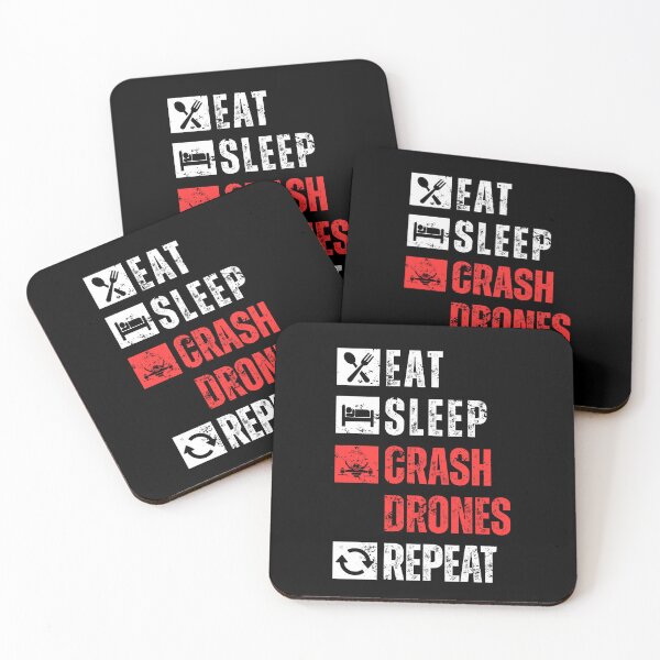 Item preview, Eat sleep crash drones repeat designed and sold by Dondonmart.